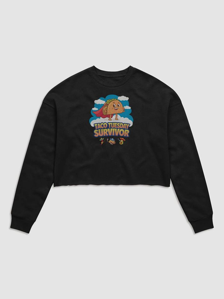 Taco Tuesday Hero Crop Sweatshirt Bella+Canvas (Women's) product image (2)