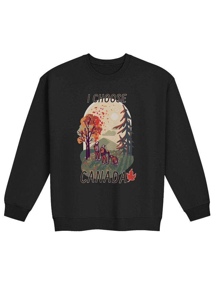 I CHOOSE CANADA, FALL EDITION crewneck sweatshirt by Claus Kellerman POV product image (1)