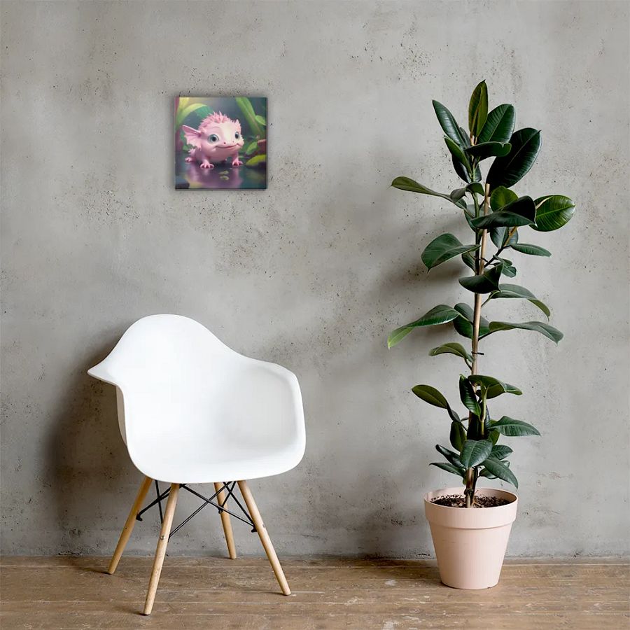 Endangered Species - Mexico - Axolotl Canvas Art product image (6)
