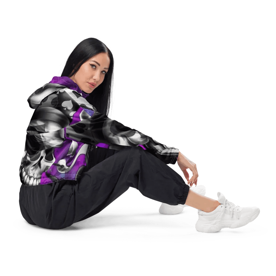 Jester Skull Women's Windbreaker product image (5)