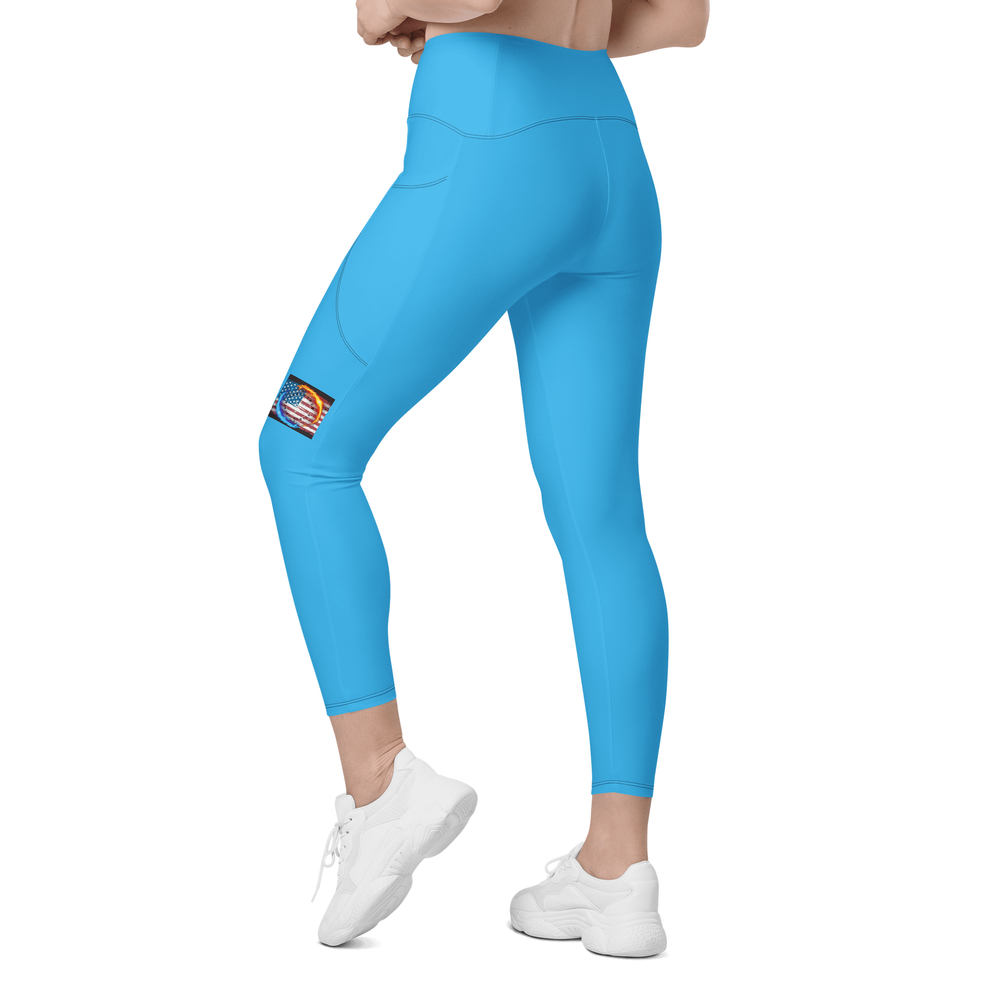 Leggings w pockets small logo product image (6)