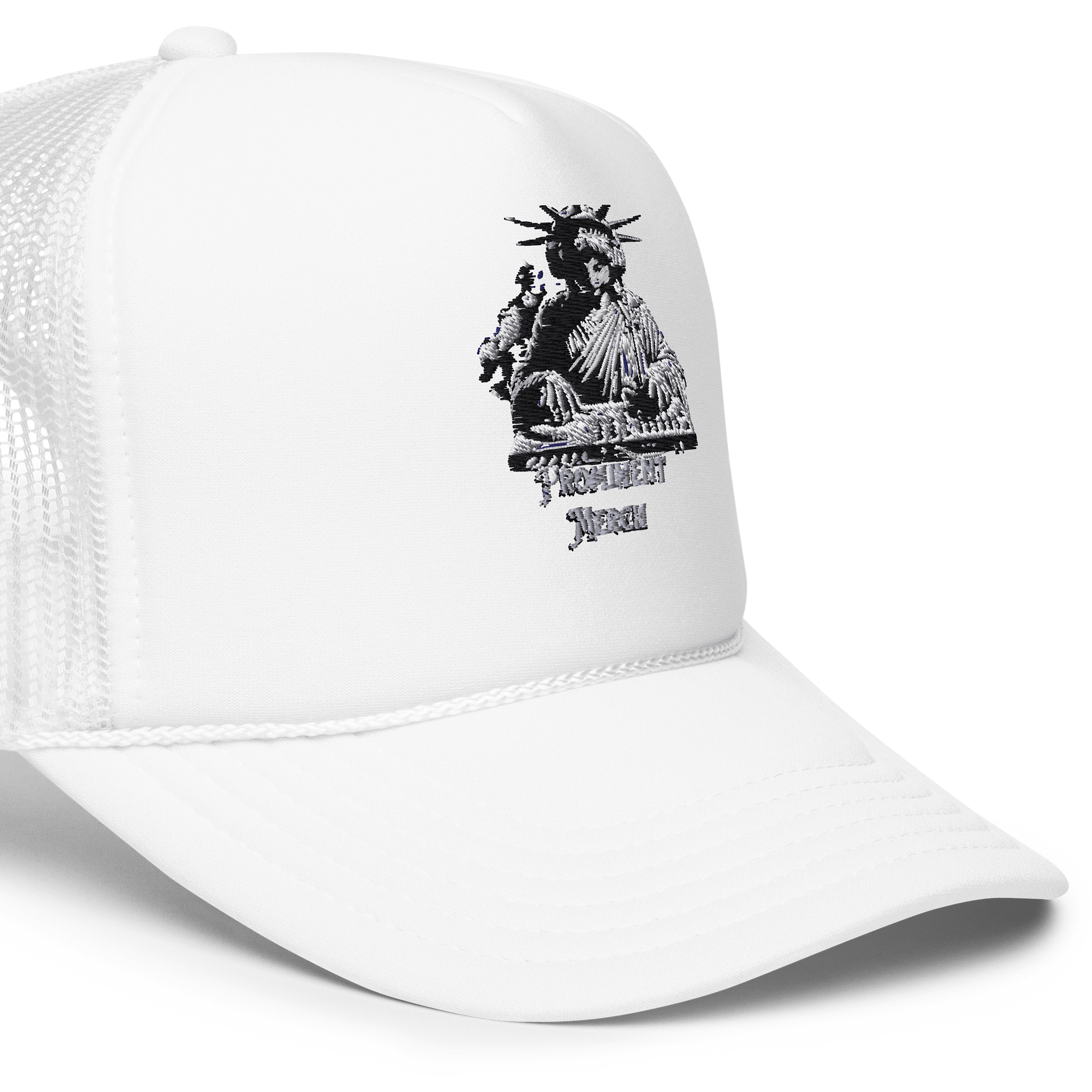White Prominent Merch Statue of Liberty snapback product image (5)