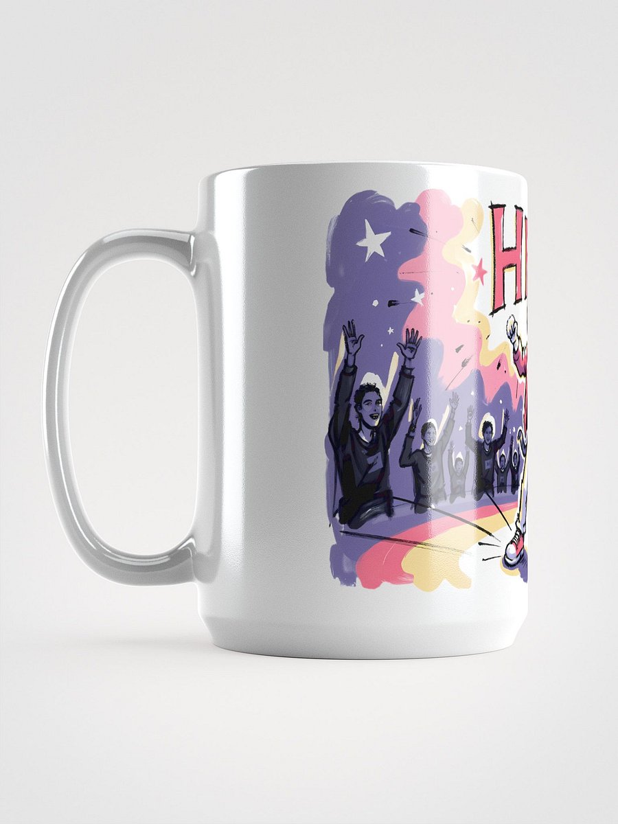 Colorful Cat Concert Mug | 'HEHE' Design product image (6)