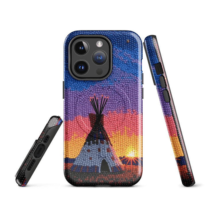 Sunset Teepee Faux Beaded Artwork product image (3)