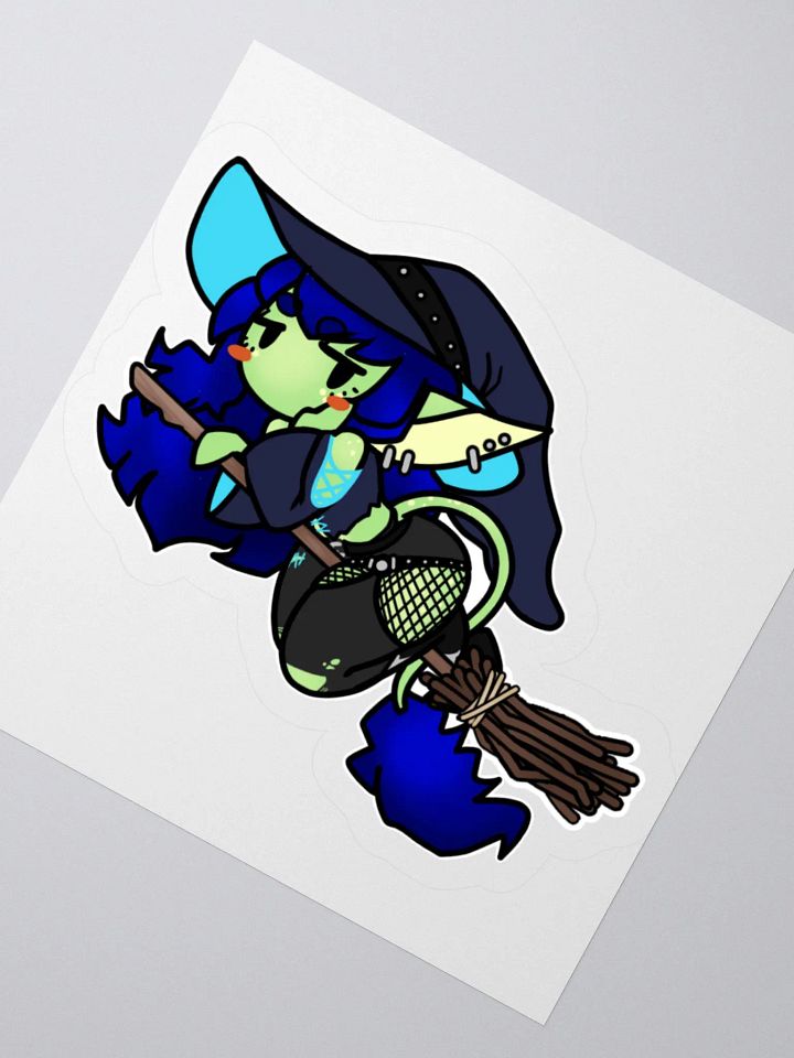 Floaty Witch Sticker (Updated) product image (6)
