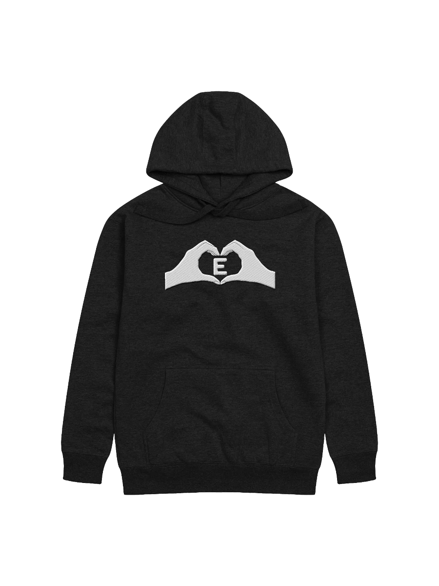 Heartfelt Love "E" Embroidered Unisex Premium Hoodie product image (7)