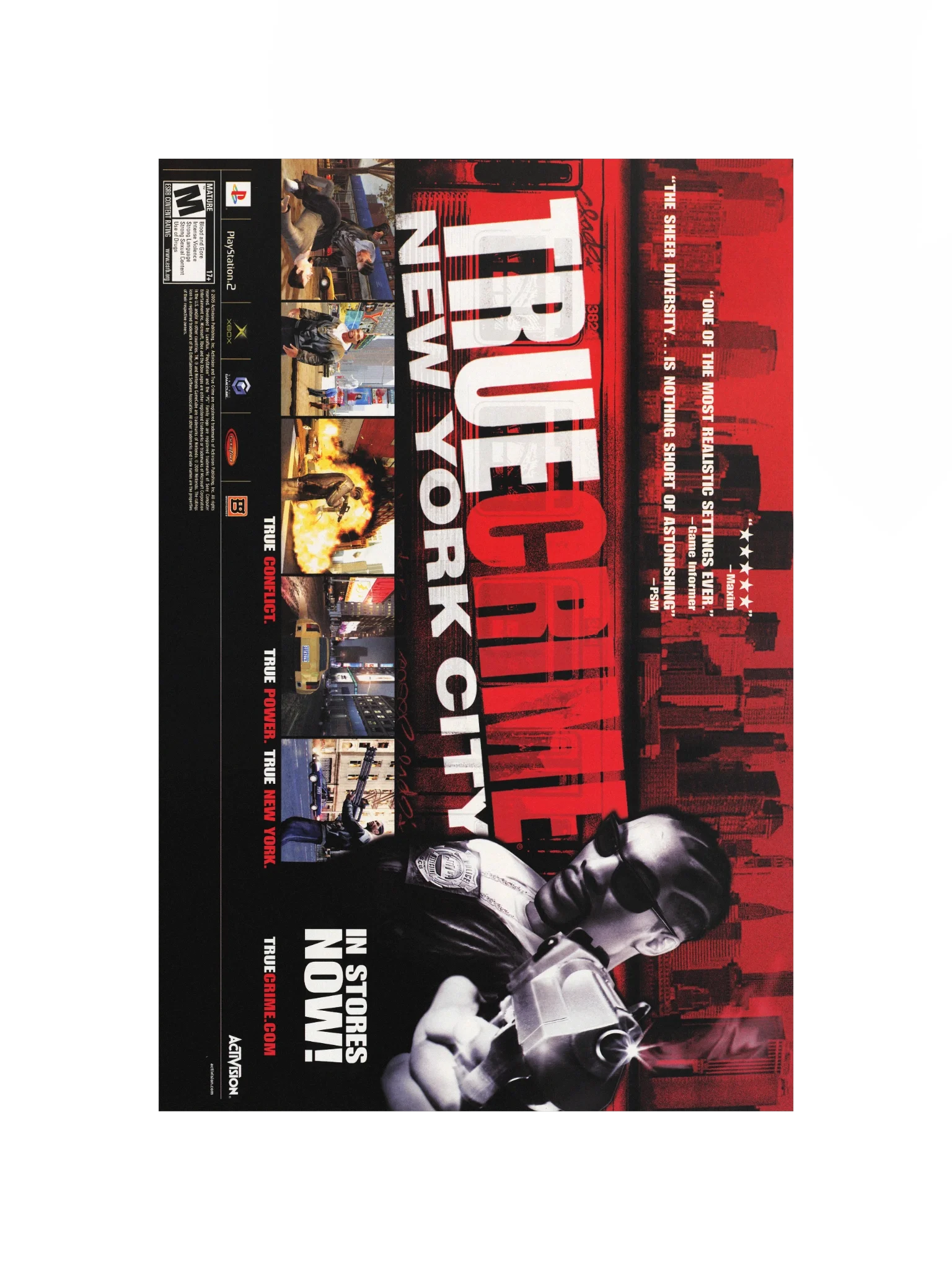 True Crime: New York - Promotional Poster/Flyer product image (4)