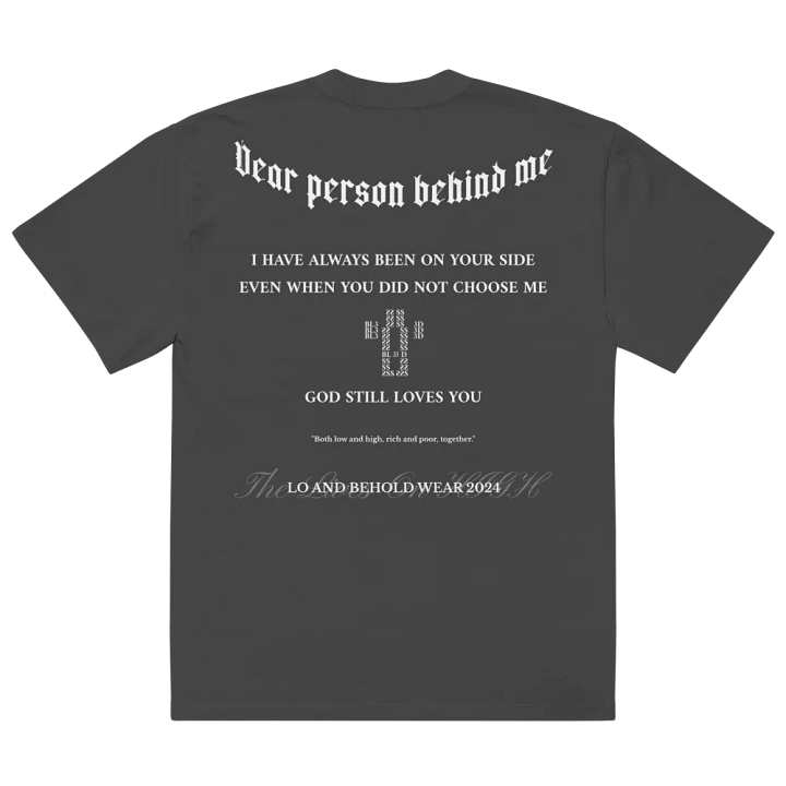 The Lives On HIGH | God's Love | UNISEX OVERSIZED Tee product image (2)