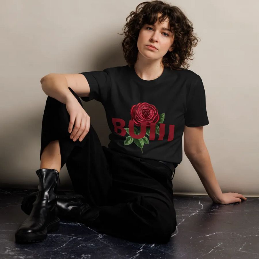 BUIII Logo Rose T-shirt product image (14)