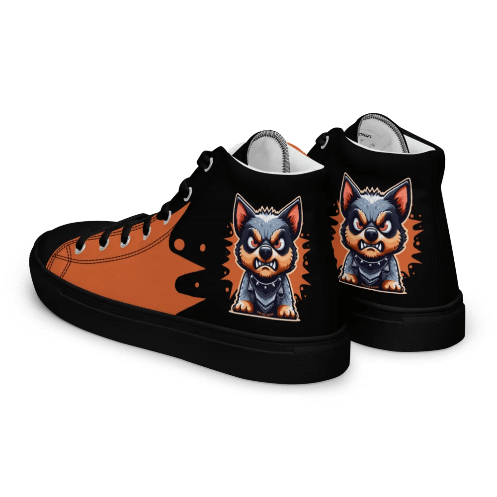 Australian Cattle Dog Angry Pup - Women's Hightop Canvas Shoe product image (5)