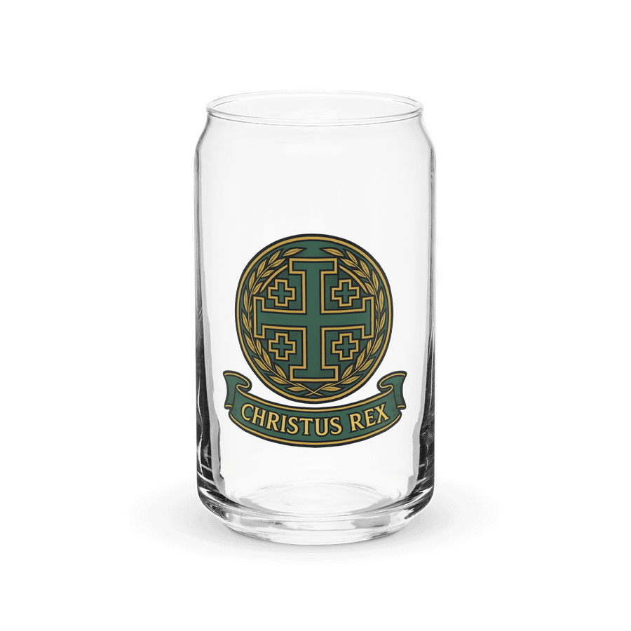 Jerusalem Cross Christus Rex glass product image (2)