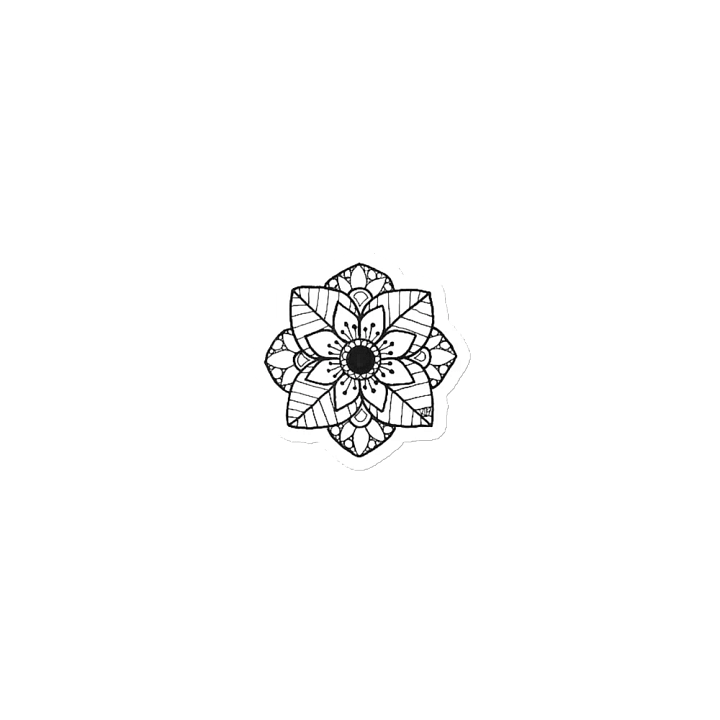 FLOWER1Die-Cut Magnet product image (1)