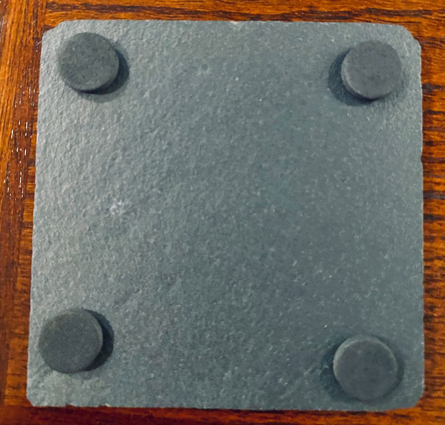 AR-15 Silhouette- Slate Coasters - Set of 4 Custom Laser Engraved product image (4)
