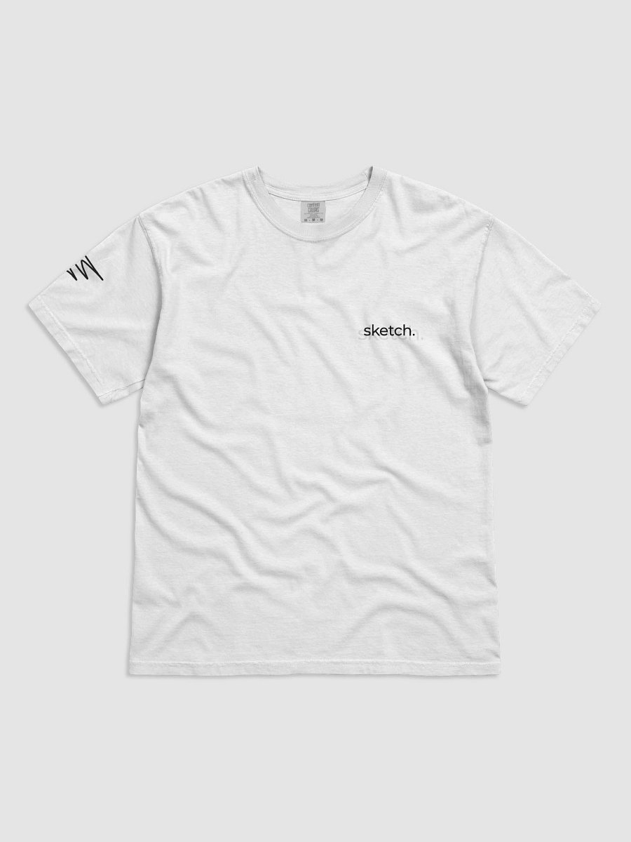 sketch. White Title Logo Tee product image (1)