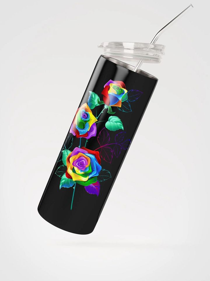 Vibrant Rose Garden Stainless Steel Tumbler product image (2)