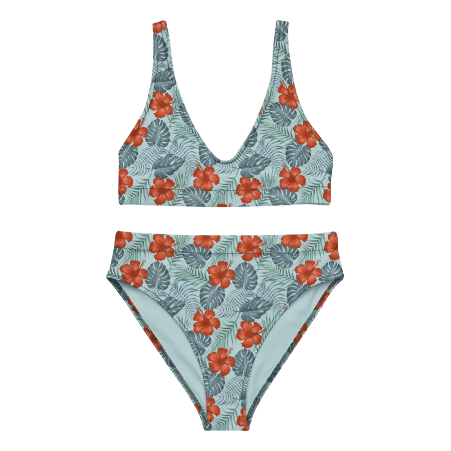 Palm Paradise | Recycled High Waisted Bikini product image (5)