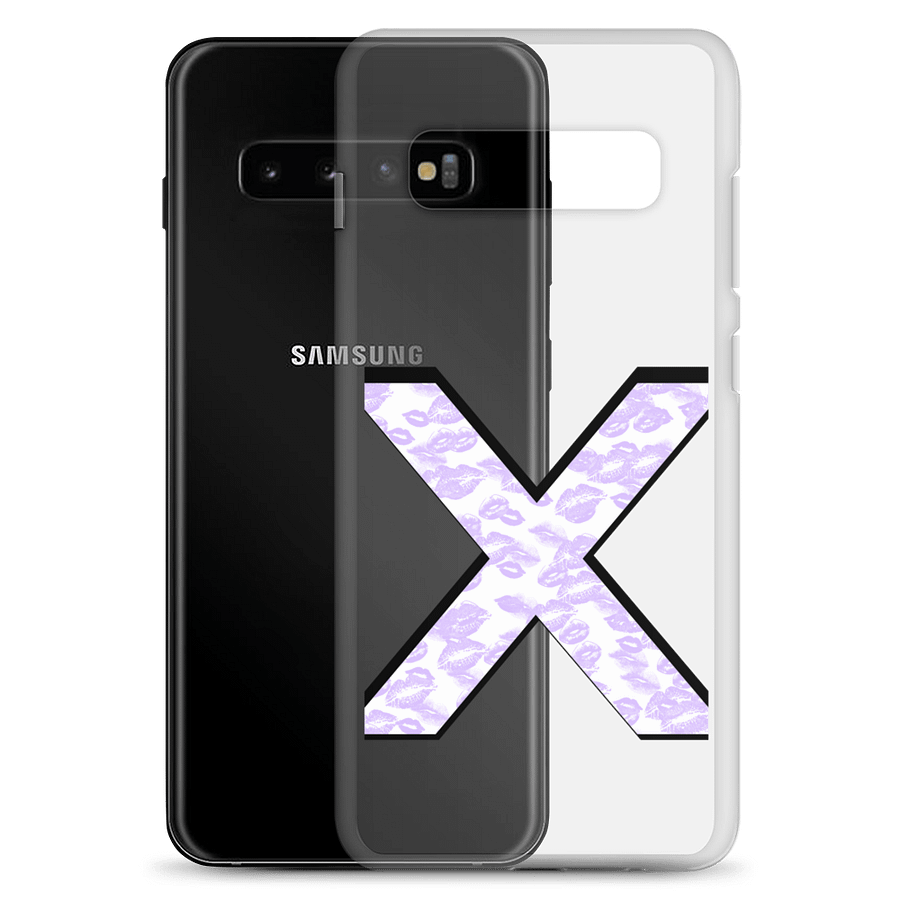 White X Lilac Lipstick Kisses Phone Case S product image (23)