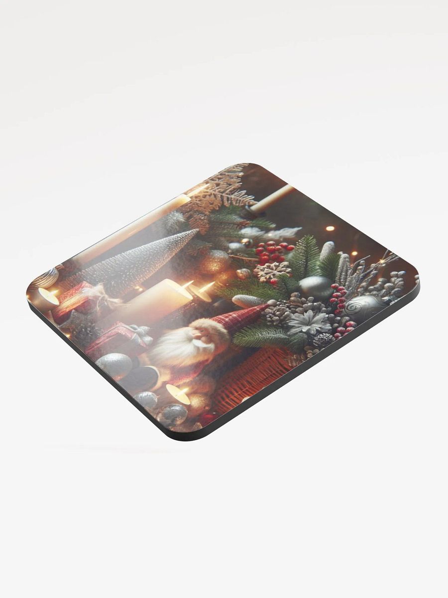 Cheerful Christmas Tree Decorated Coaster product image (3)