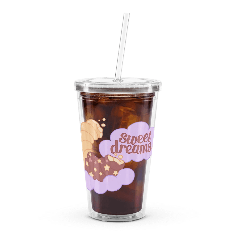 ꒰ ☆ Cinnaminnie's PJs ☆ ꒱ Clear Plastic Tumbler product image (7)