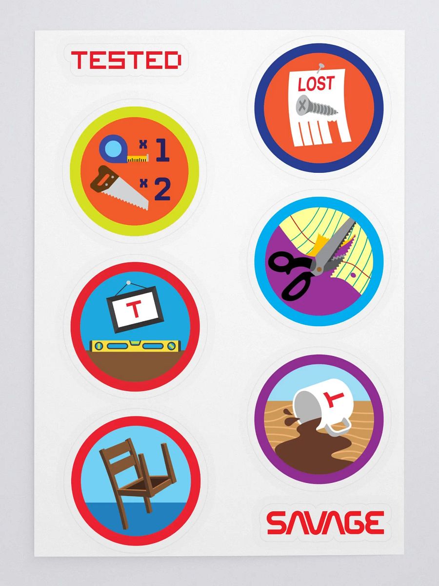 Everyday Whups (de)Merit Sticker Sheet product image (1)