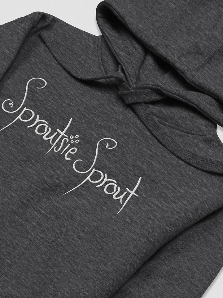 SproutsieSprout Embroidered Hoodie - white embroidery product image (9)