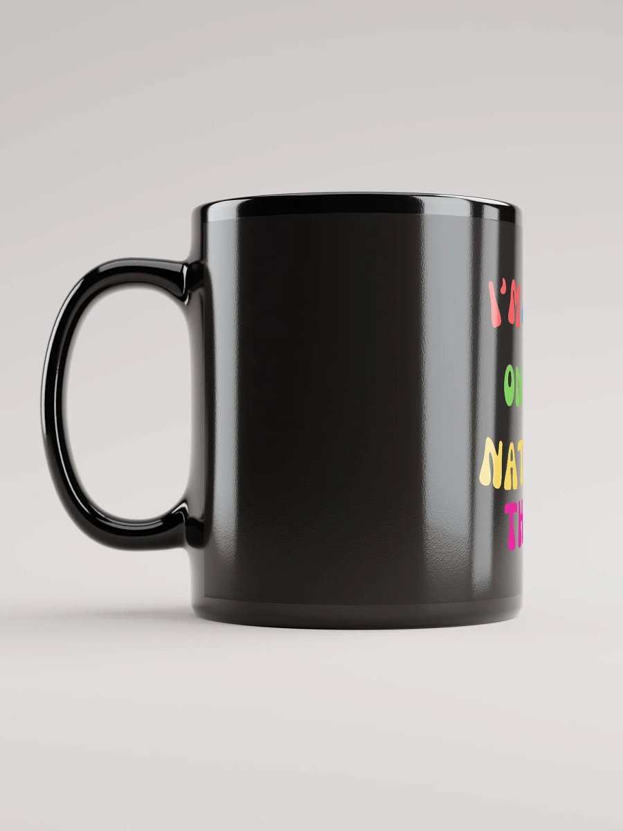 Nature Therapy Black Mug product image (3)