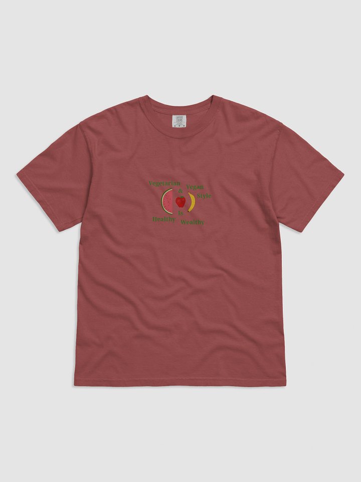 Healthy Wealthy Vegetarian Tee product image (1)