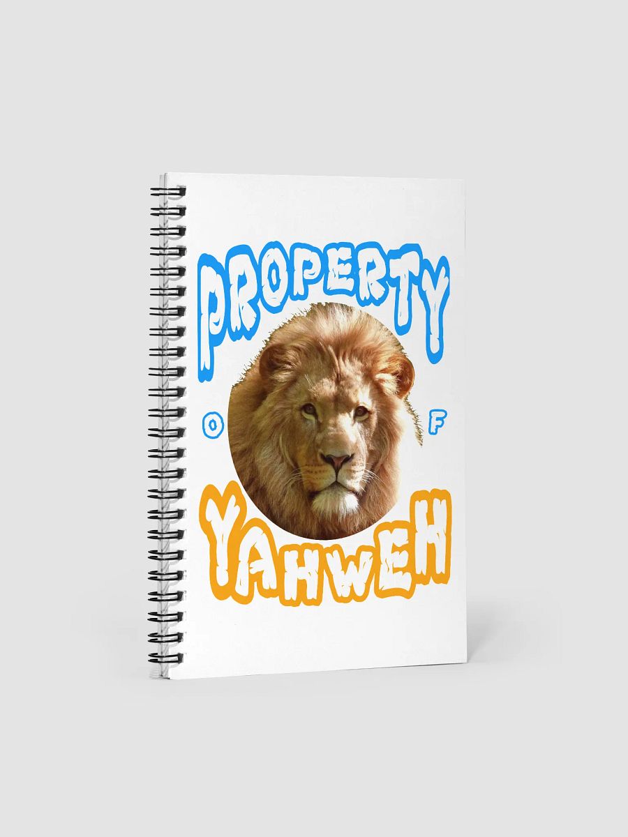 Divine Lion Spiral Notebook product image (1)