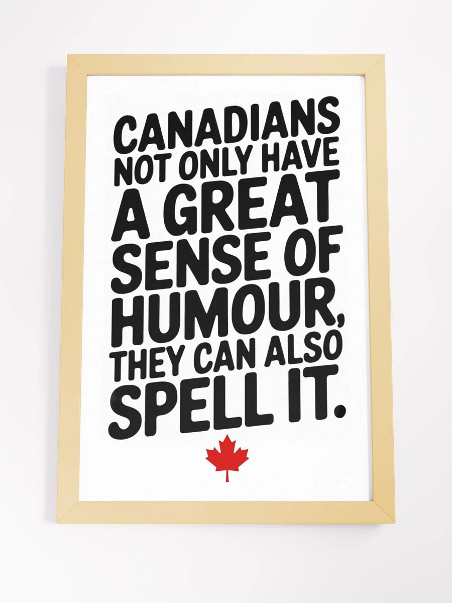 Canadian Humour Framed Poster product image (10)
