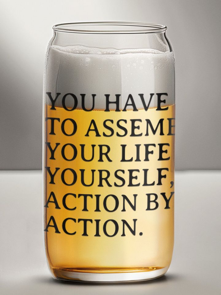 Marcus Aurelius Quote Can-Shaped Glass product image (2)