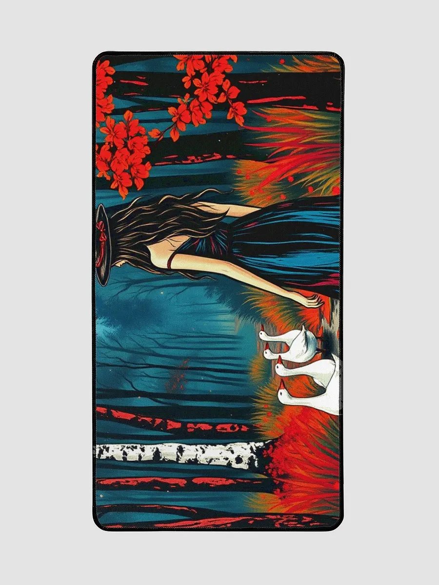A walk with the geese, Neoprene Desk Mat product image (2)