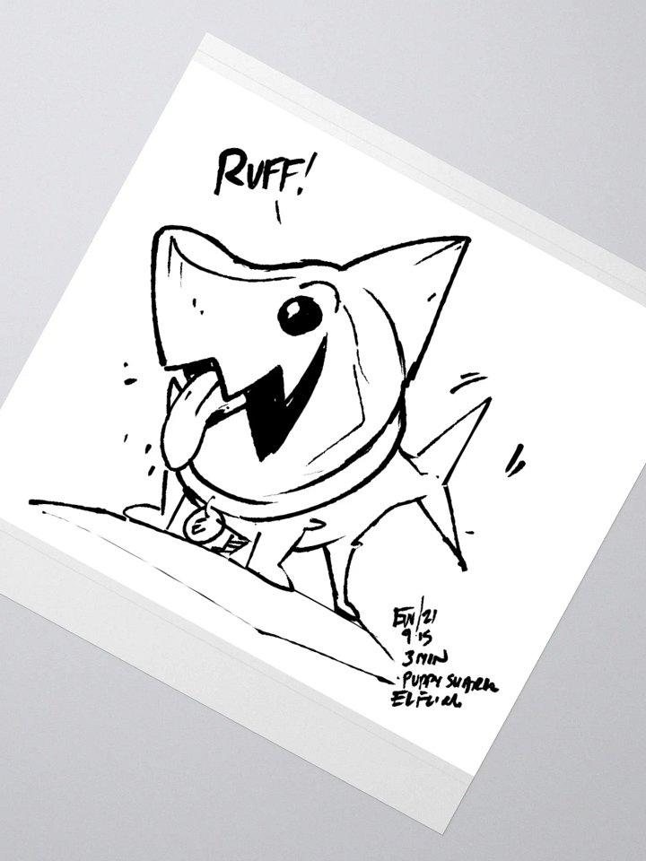 Color Me In PuppyShark product image (2)