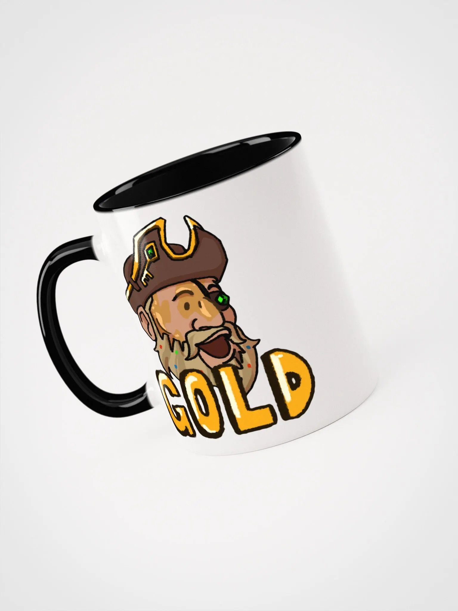 11oz Black and White Mug product image (3)