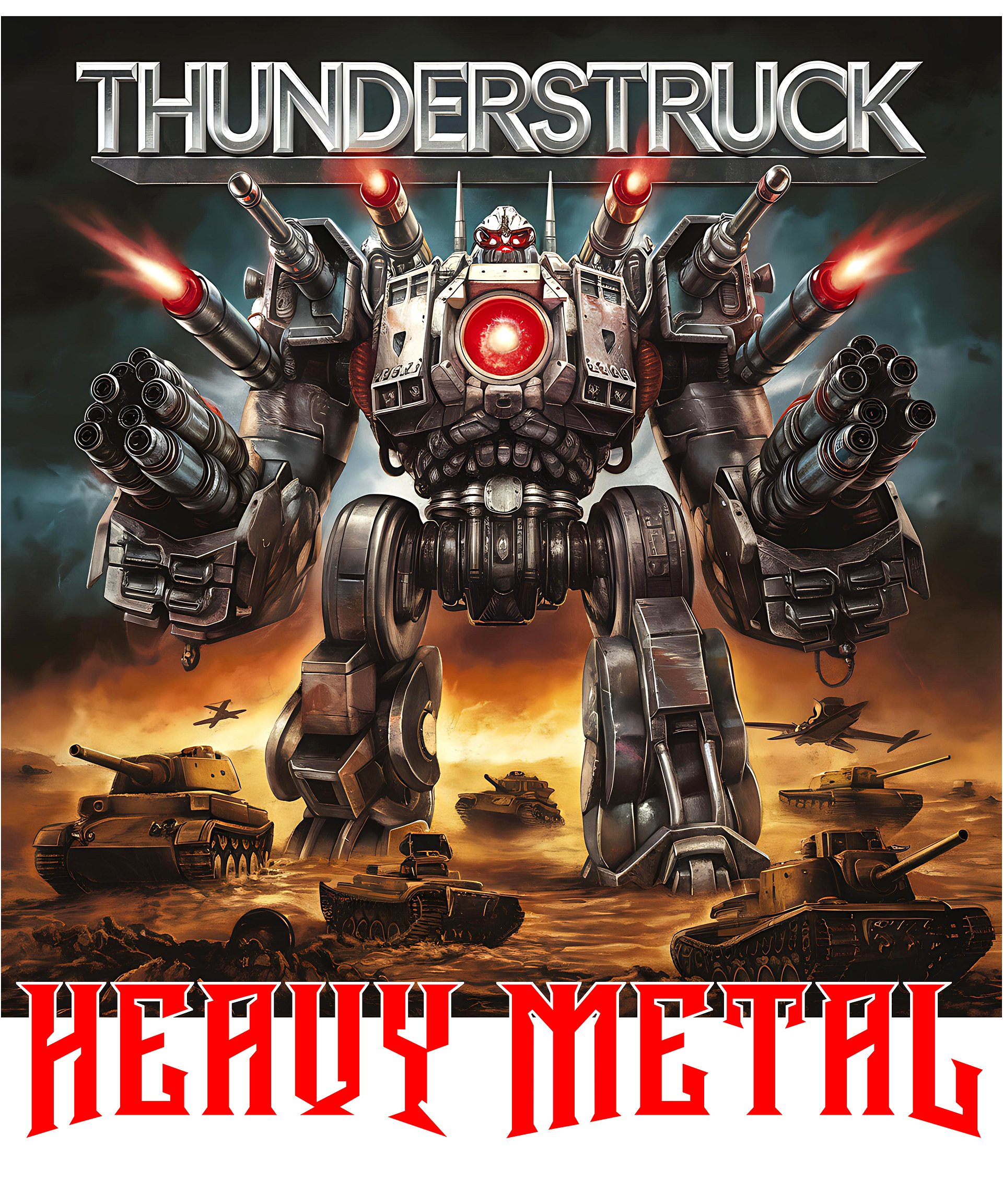 Thunderstruck! BattleMech Metal. product image (2)