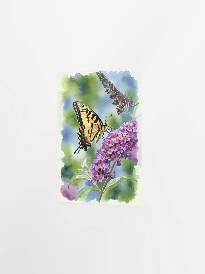 The Painted Wanderer: Bloom and Butterfly Poster product image (10)