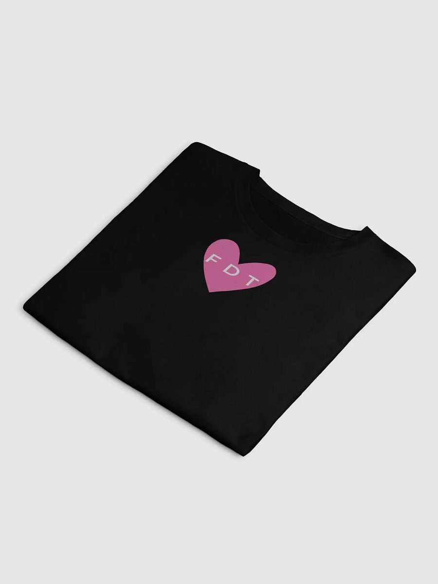 FDT Pink Heart Cropped Tee. product image (23)