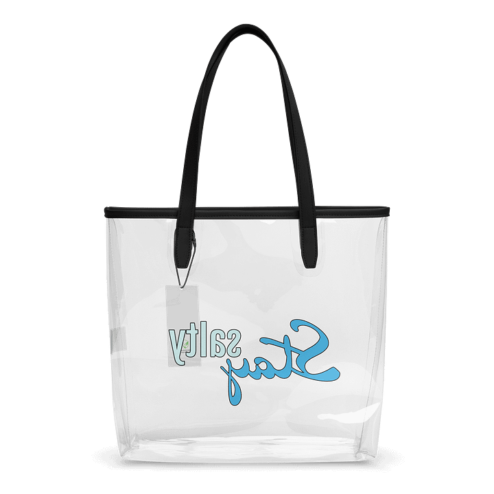 Salty Vibes Clear Tote Bag product image (2)