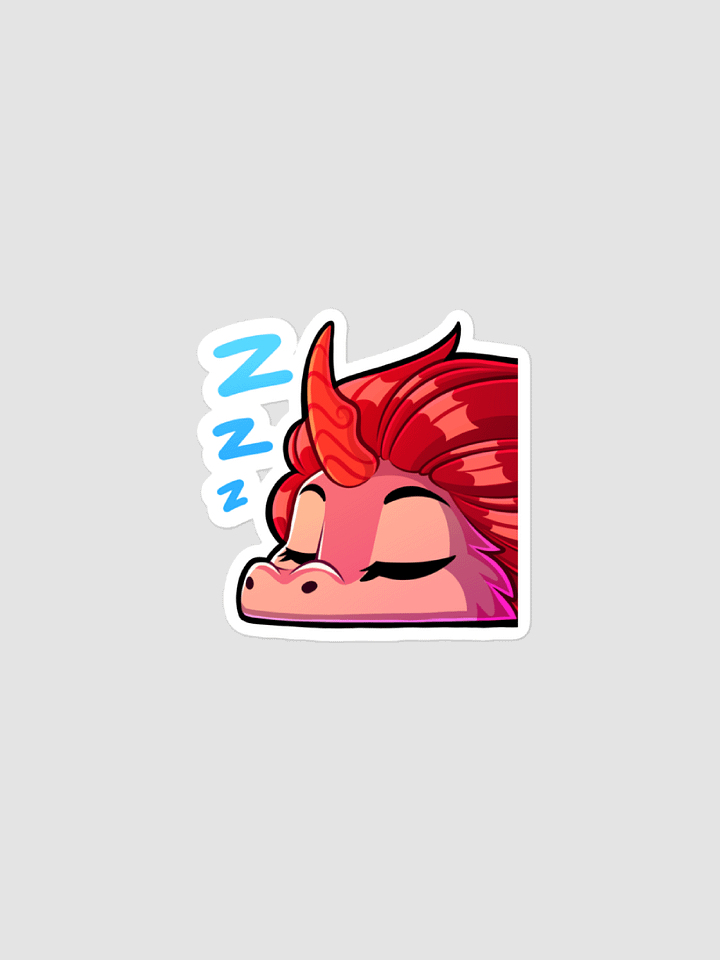 Dragon Sleepy Sticker product image (1)