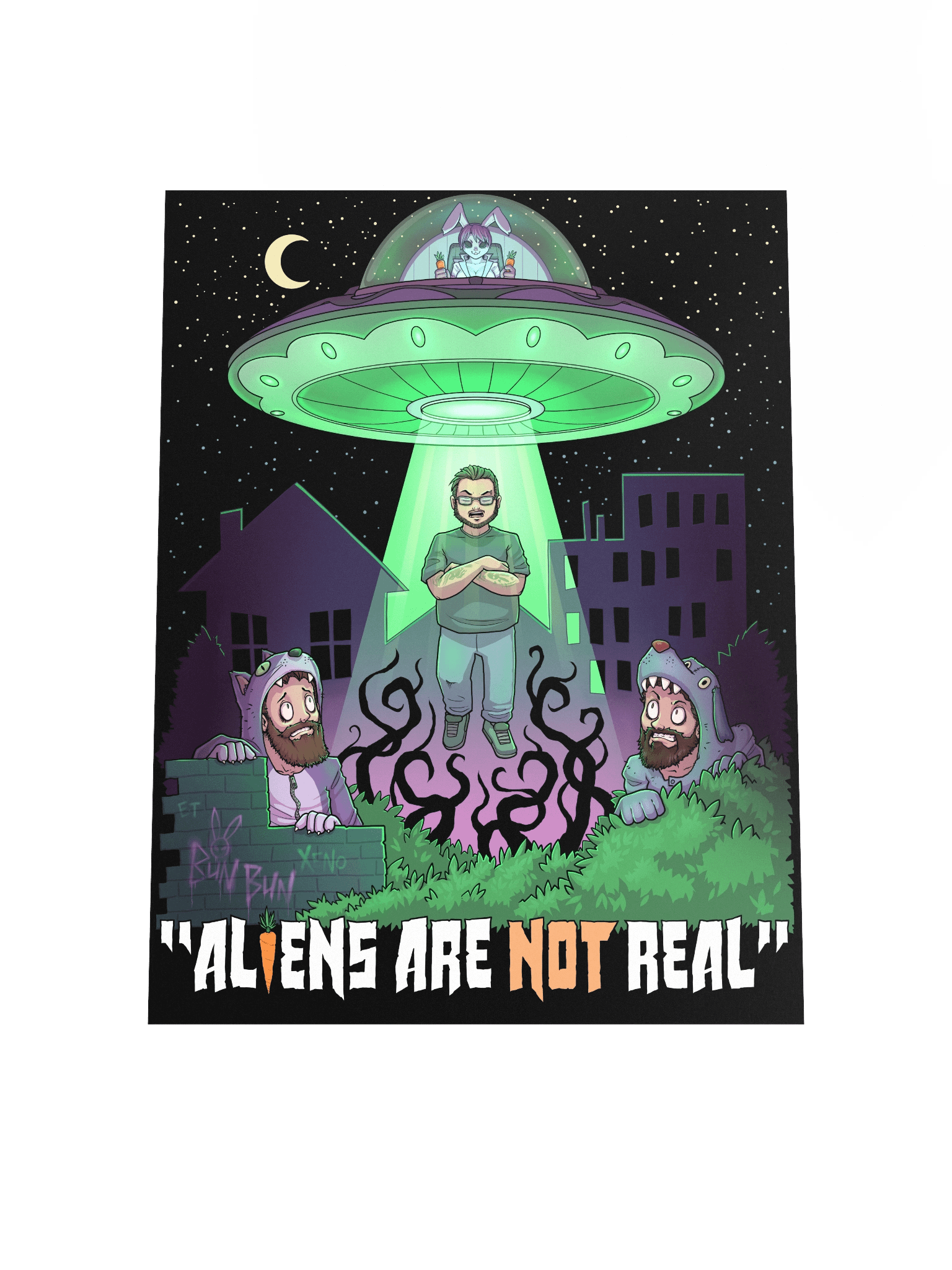 Aliens Are NOT Real Matte Poster Print product image (4)