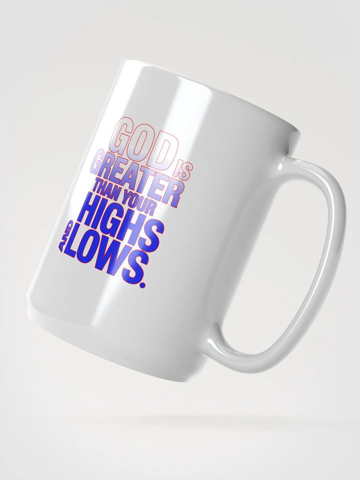 God is Greater Mug | Gradient Christian Coffee Cup product image (2)