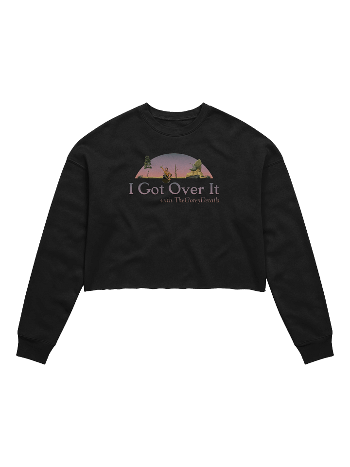I Got Over It - Bella+Canvas Women's Fleece Crop Sweatshirt product image (2)