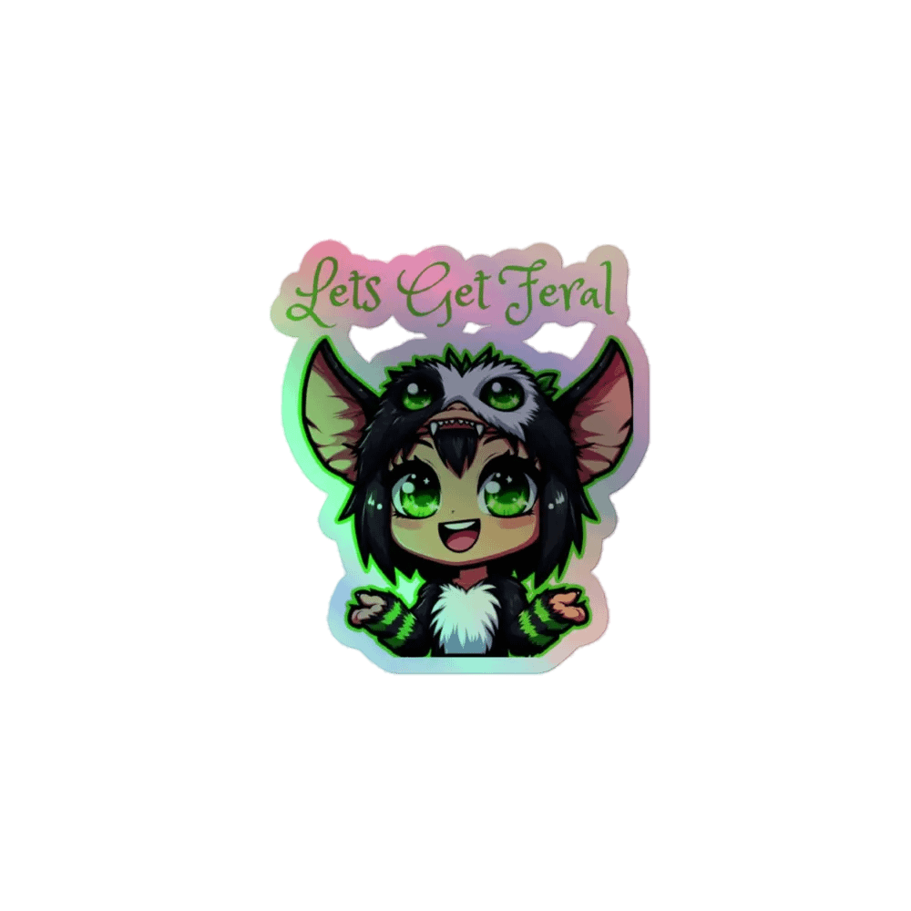 lets get feral sticker product image (1)
