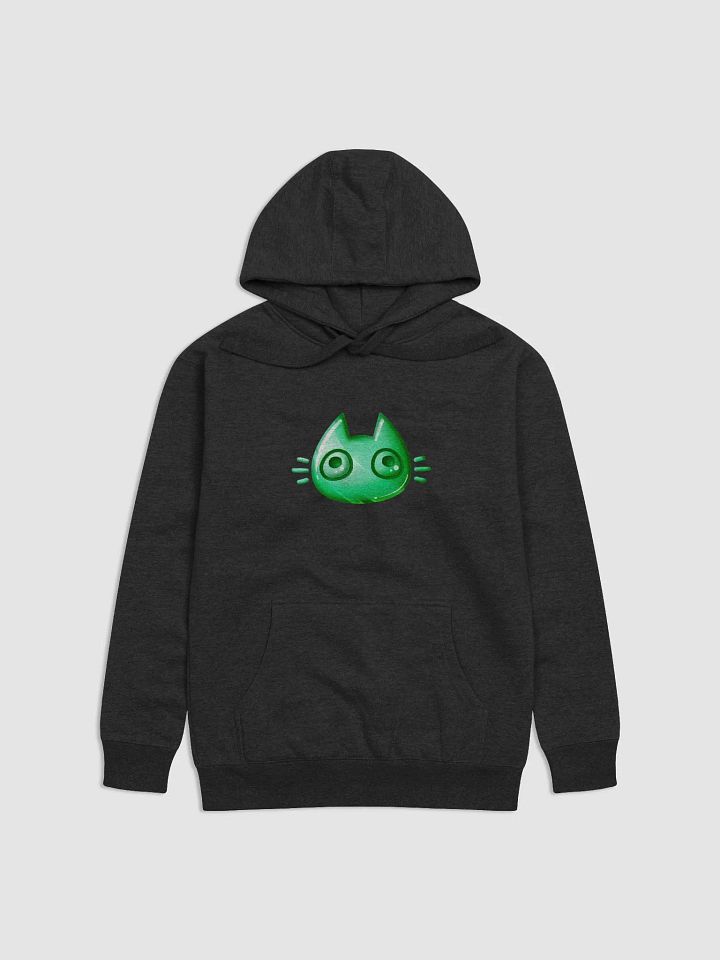 Hoodie - Green Cat Face product image (3)