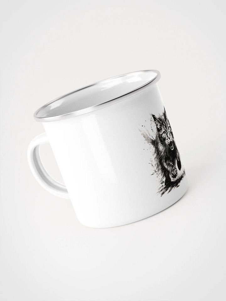Wild Kitty Enamel Mug product image (2)