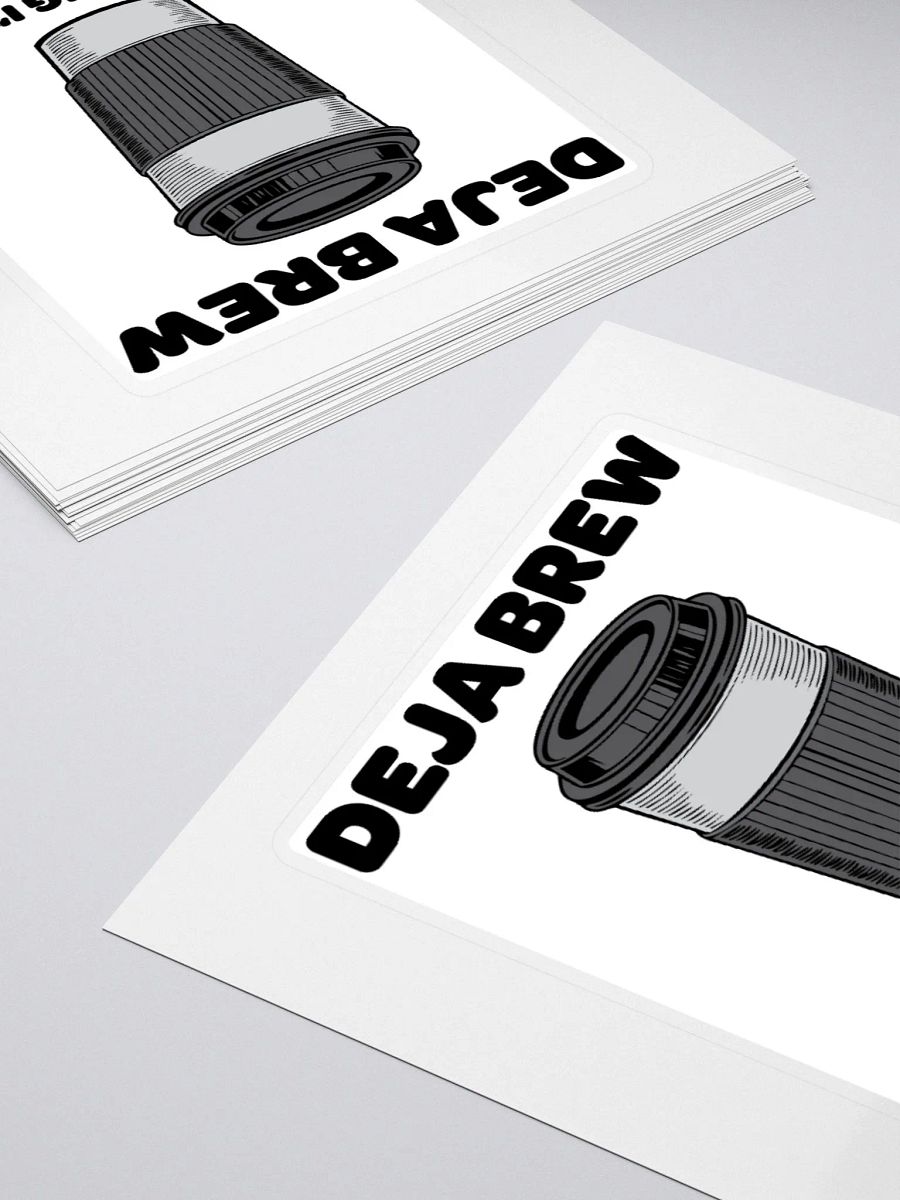 Deja Brew Coffee Sticker | Funny Gift for Coffee Lover product image (12)