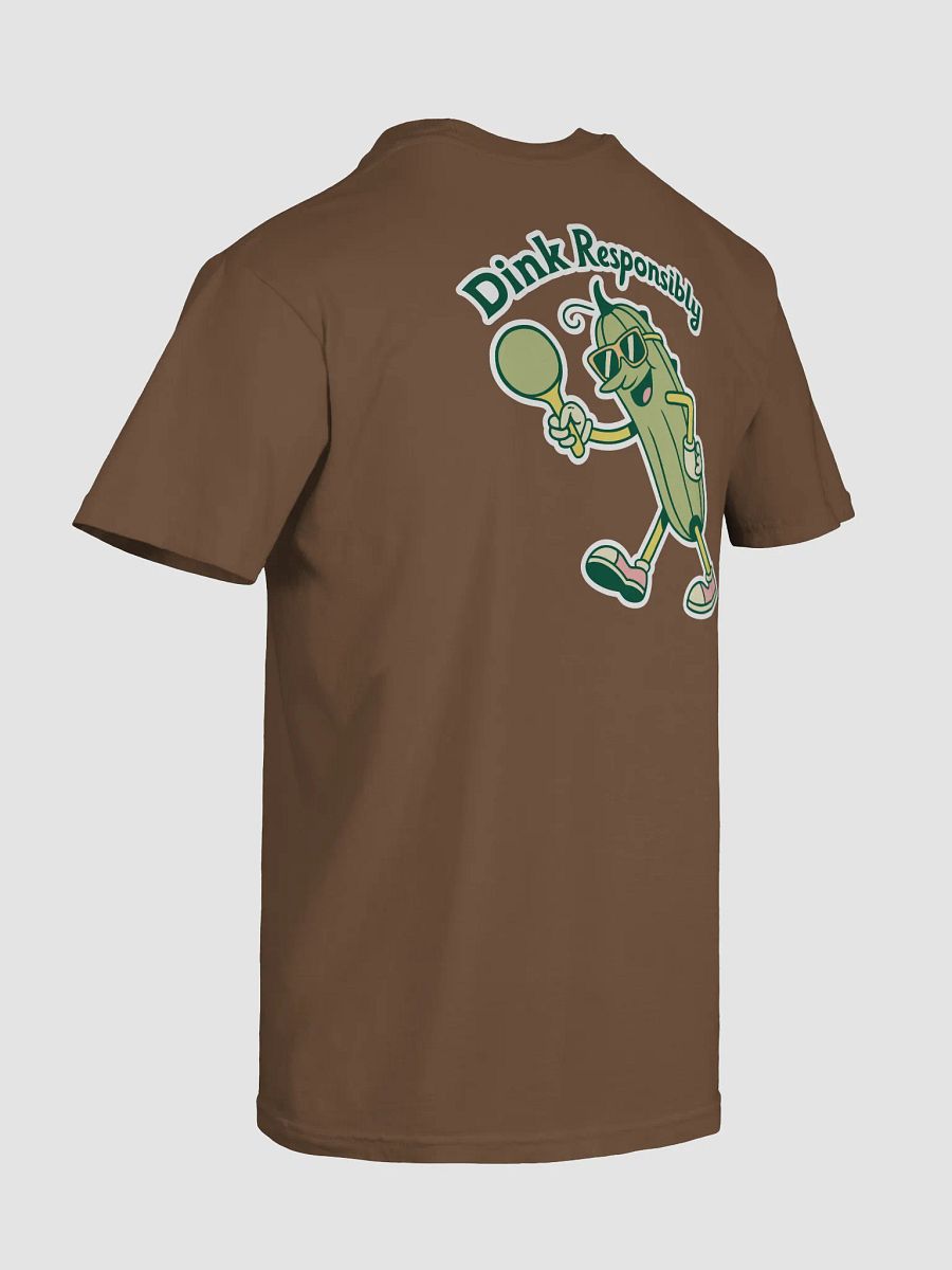 Dink Responsibly Pickleball Unisex Garment-Dyed T-Shirt (Back Print) product image (56)