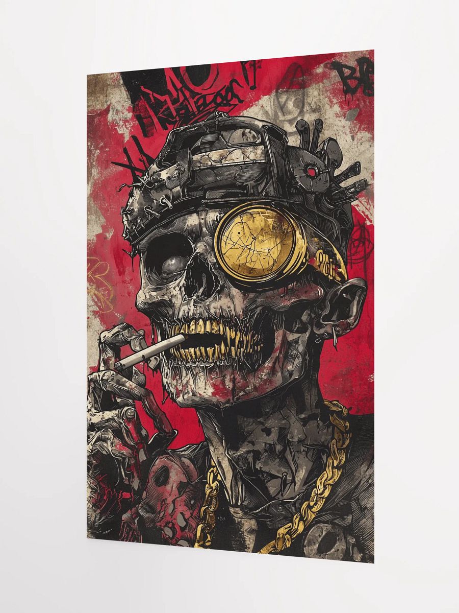 Gritty Punk Skeleton Poster product image (3)