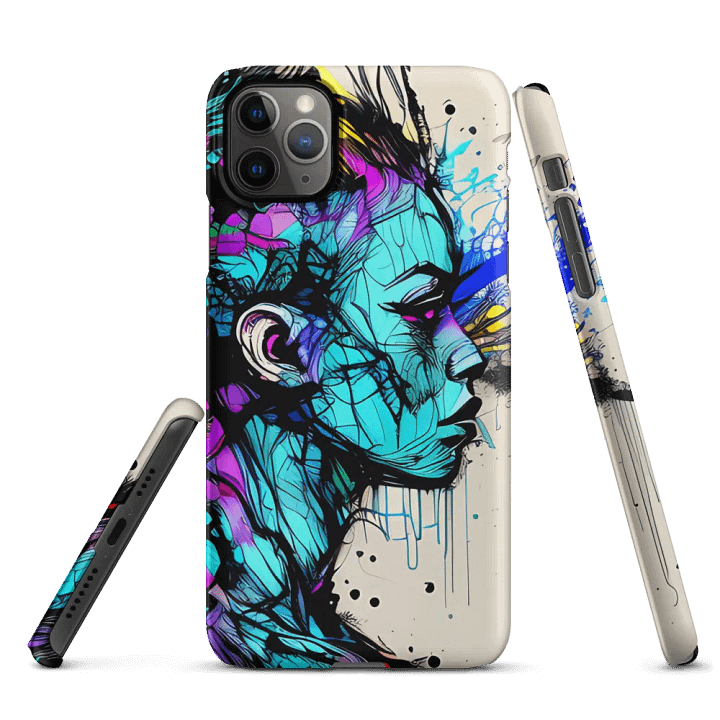 'Electric Emotions' Phone Case Painting Cover for iPhone 15 14 11 12 13 XR XS X 7 8 FE product image (3)