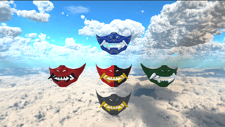 Oni Mask : Japanese Demon Warrior product image (1)