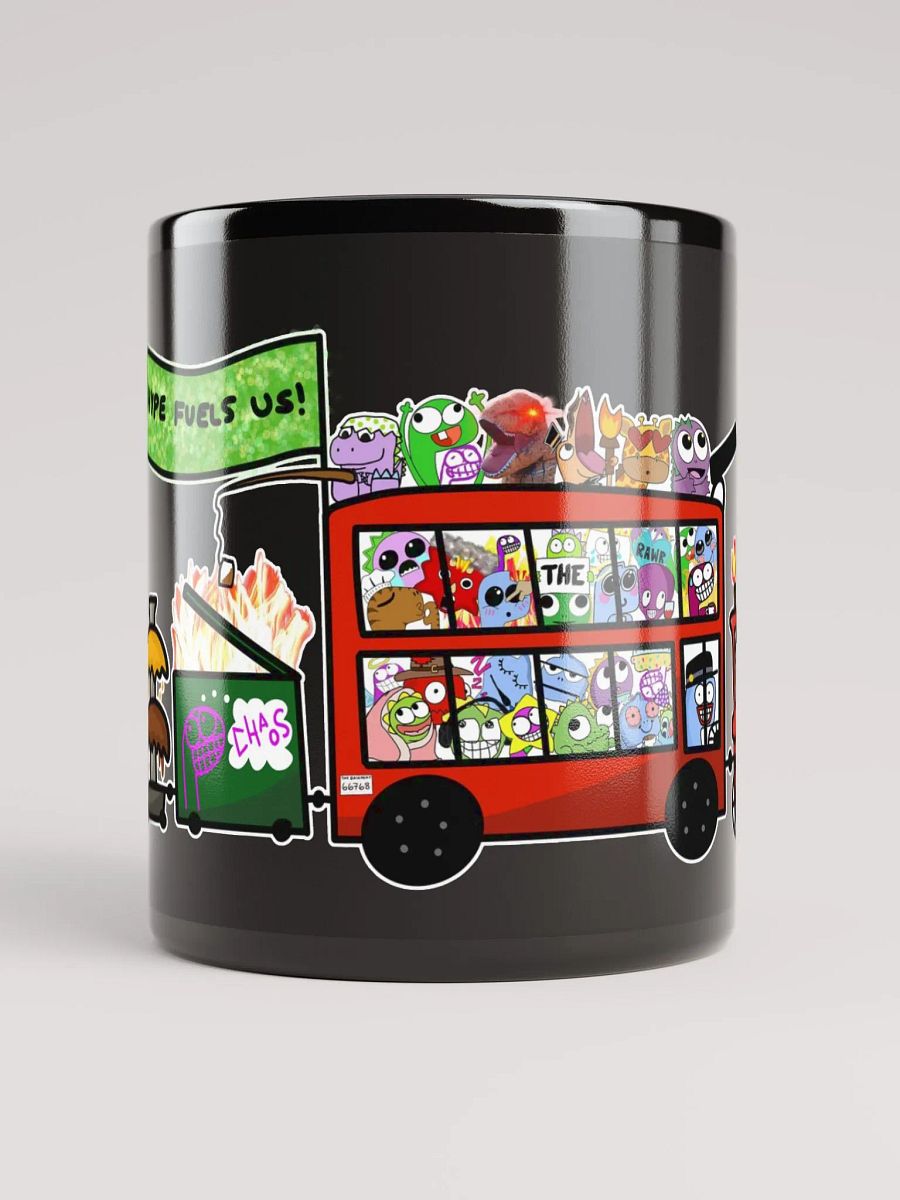 Dinosaur Streamfest Black Mug product image (4)